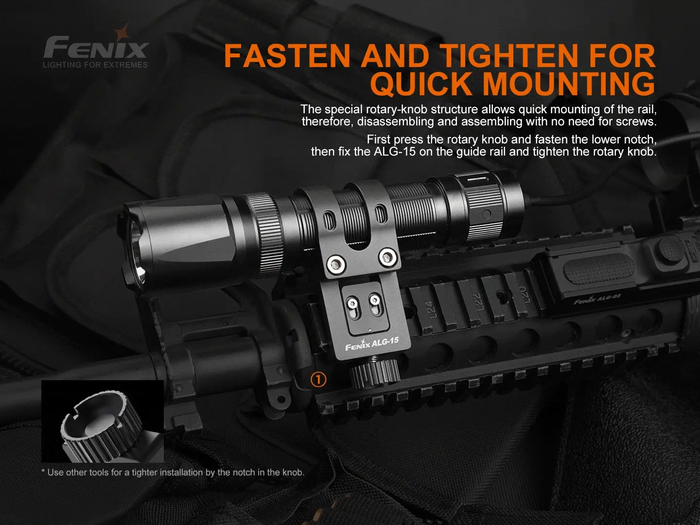 Fenix ALG-15 Picatinny Rail Mount - Image 4