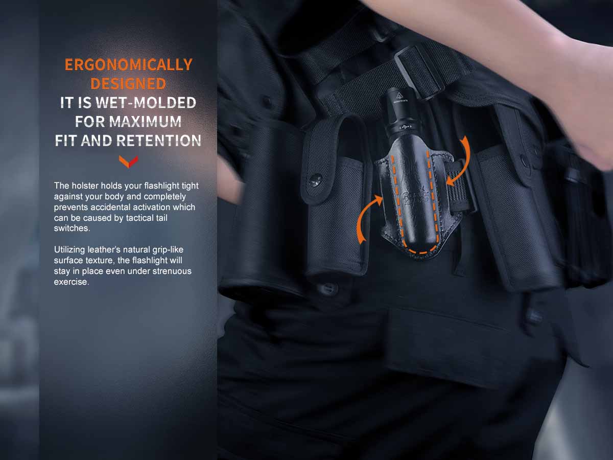 Fenix ALP-20 Leather Flashlight Holster - Image 5