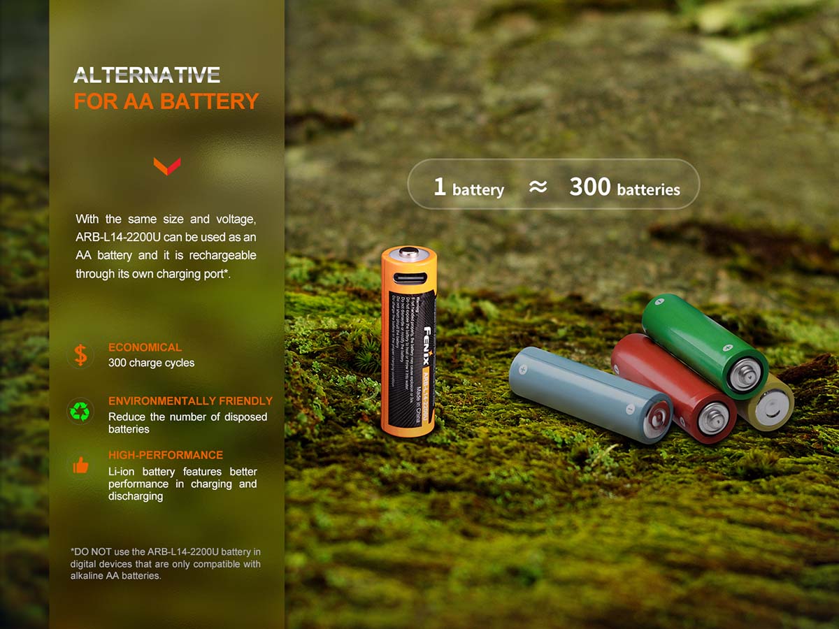 Fenix ARB-L14-2200U Rechargeable Battery - Image 4