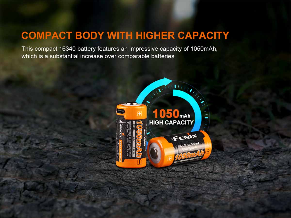 Fenix ARB-L16-1050UP Rechargeable Battery - Image 3