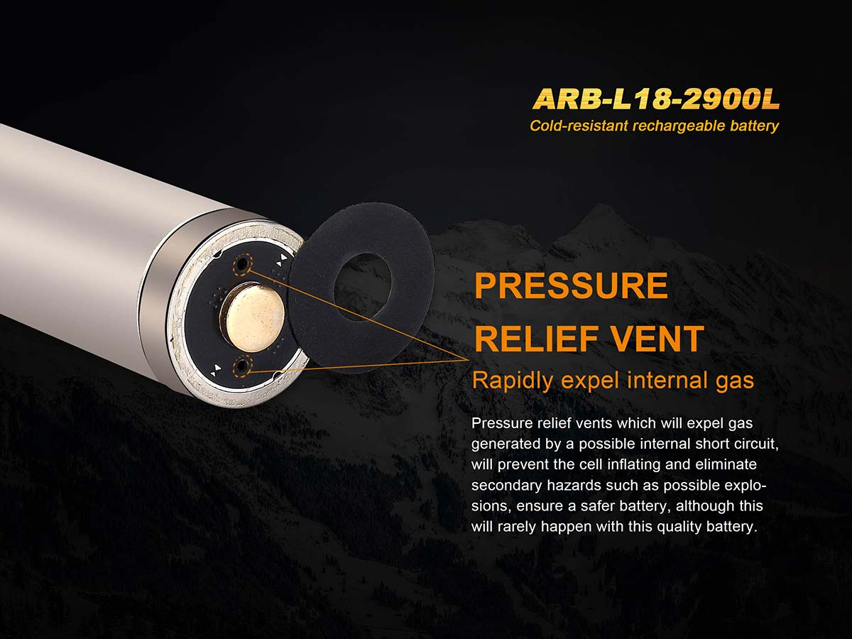 Fenix ARB-L18-2900L Cold Resistant Battery - DISCONTINUED - Image 7