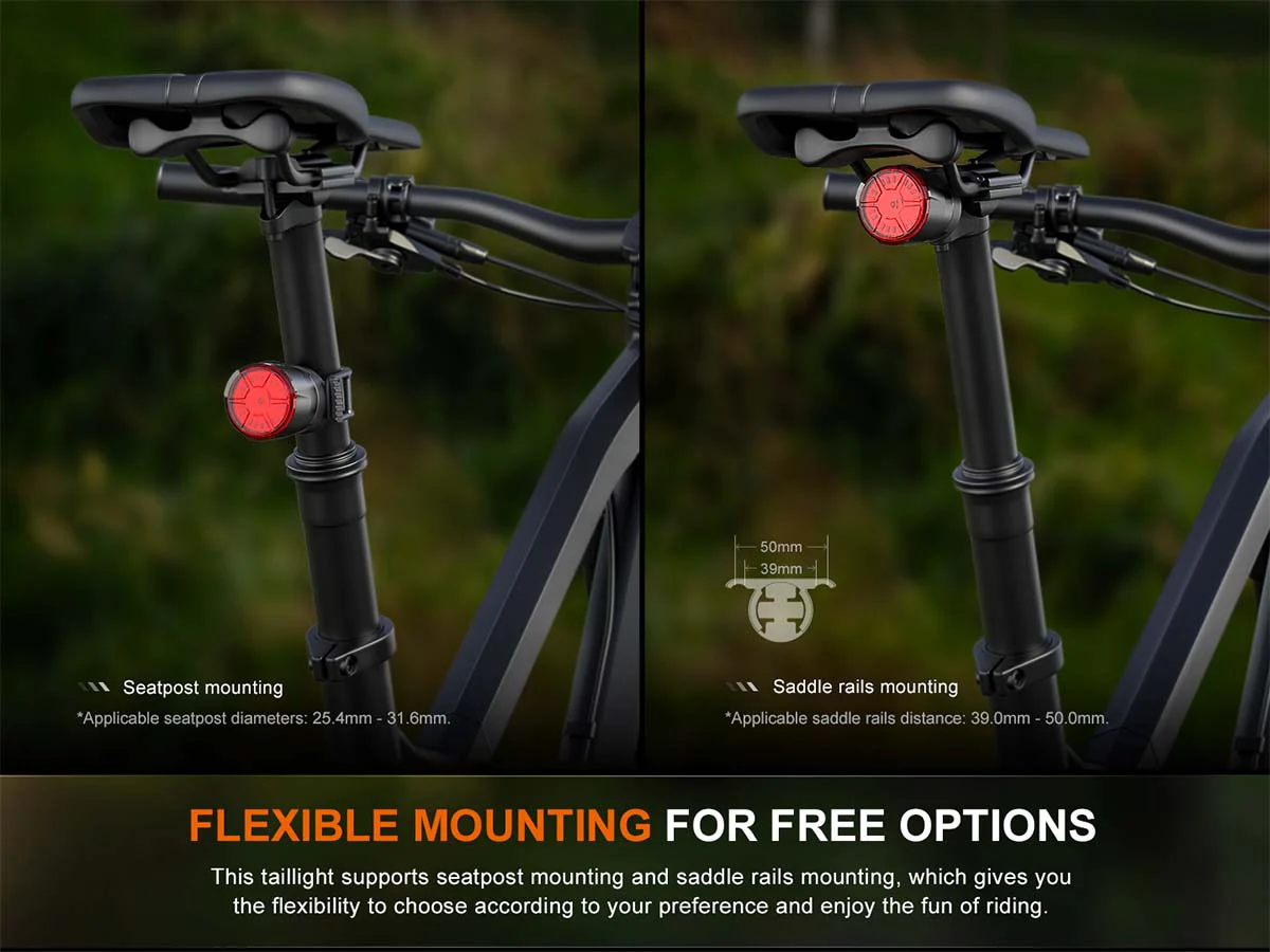 Fenix BC06R Rechargeable Bike Tail Light - Image 8