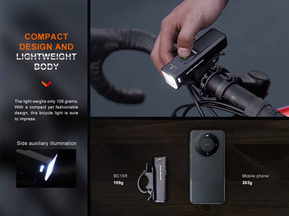 Fenix BC15R Rechargeable Bike Light - Image 7