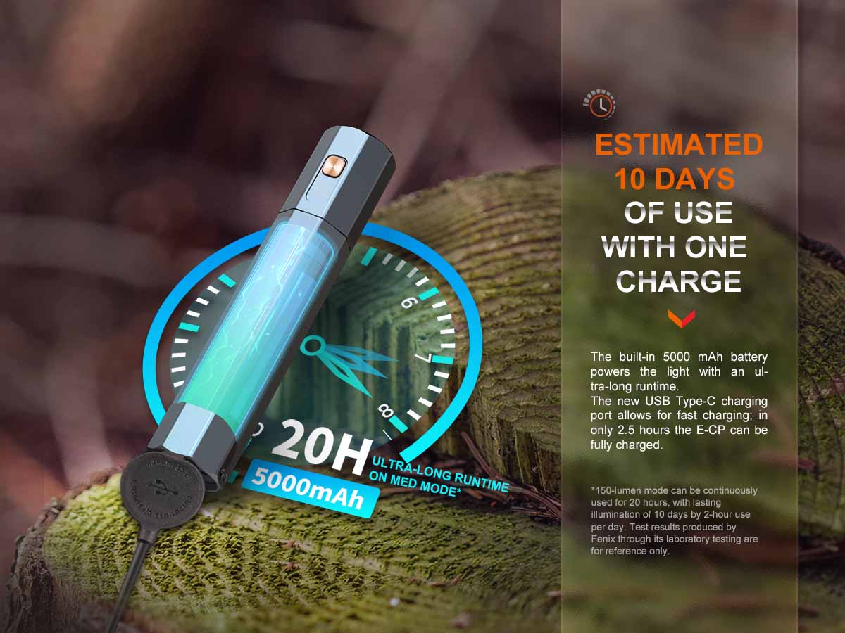 Fenix E-CP Rechargeable Flashlight with Power Bank - Image 8