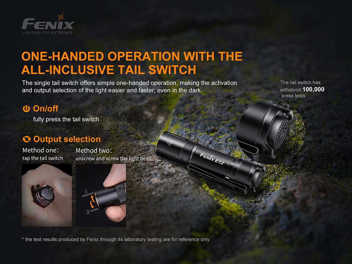 Fenix E12 V2.0 AA Flashlight - DISCONTINUED - Image 11