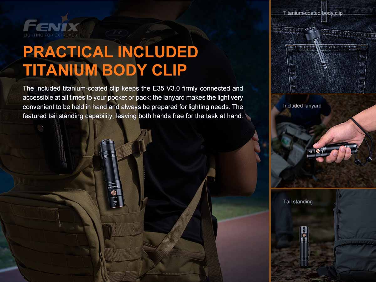 Fenix E35 V3.0 Flashlight - DISCONTINUED - Image 10