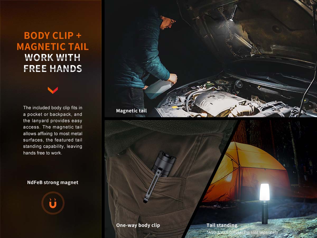 Fenix E35R Rechargeable EDC Flashlight - Image 11