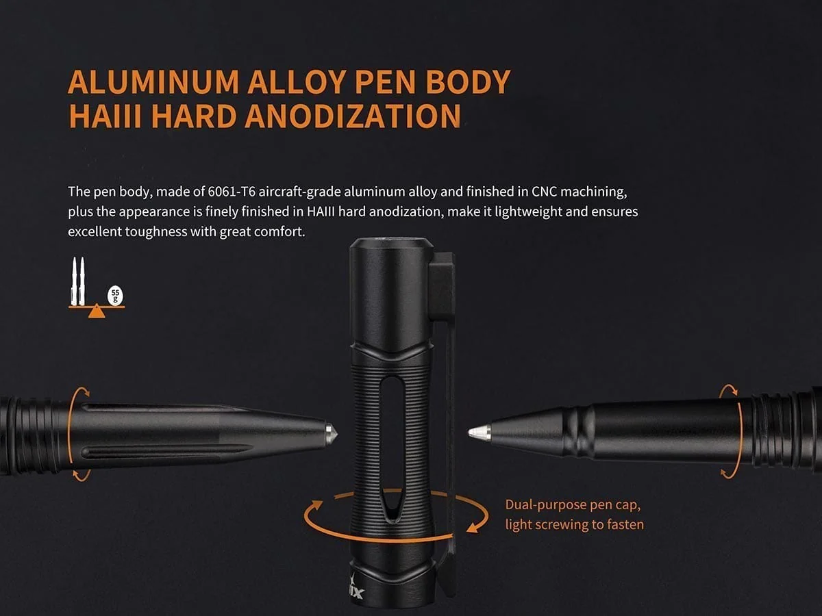 Fenix Halberd T5 Aluminum Alloy Tactical Pen - DISCONTINUED - Image 6