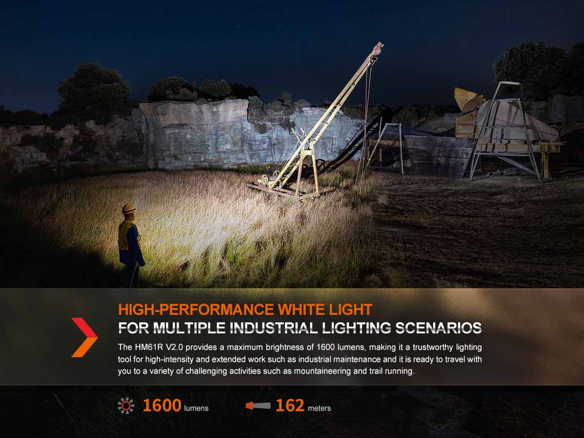 Fenix HM61R V2.0 Rechargeable Headlamp-Discontinued - Image 3