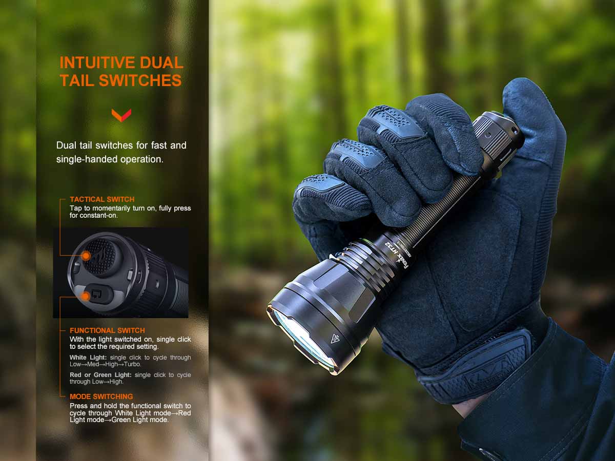 Fenix HT32 Flashlight with Red/Green LEDs - Image 10
