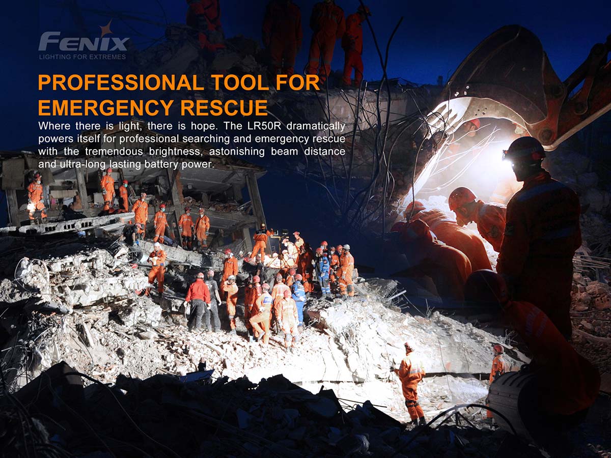 Fenix LR50R Flashlight - 12000 Lumen Spotlight - Image 7