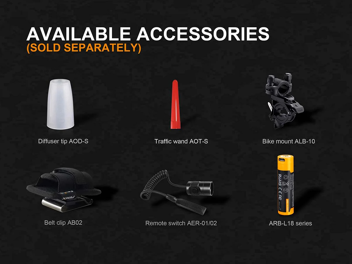 Fenix PD35 V2.0 Digital Camo Flashlight - DISCONTINUED - Image 9