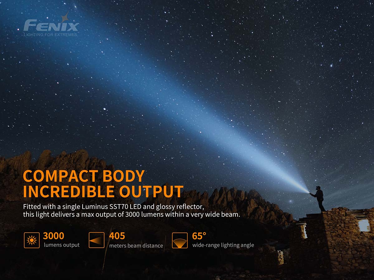 Fenix PD40R V2.0 Rechargeable Flashlight - DISCONTINUED - Image 3