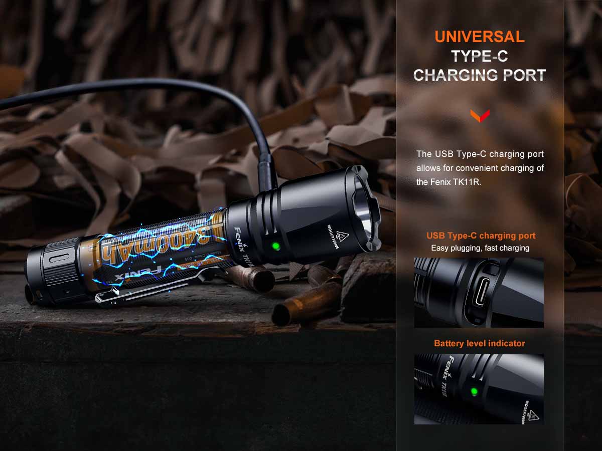 Fenix TK11R Rechargeable Tactical Flashlight - Image 9