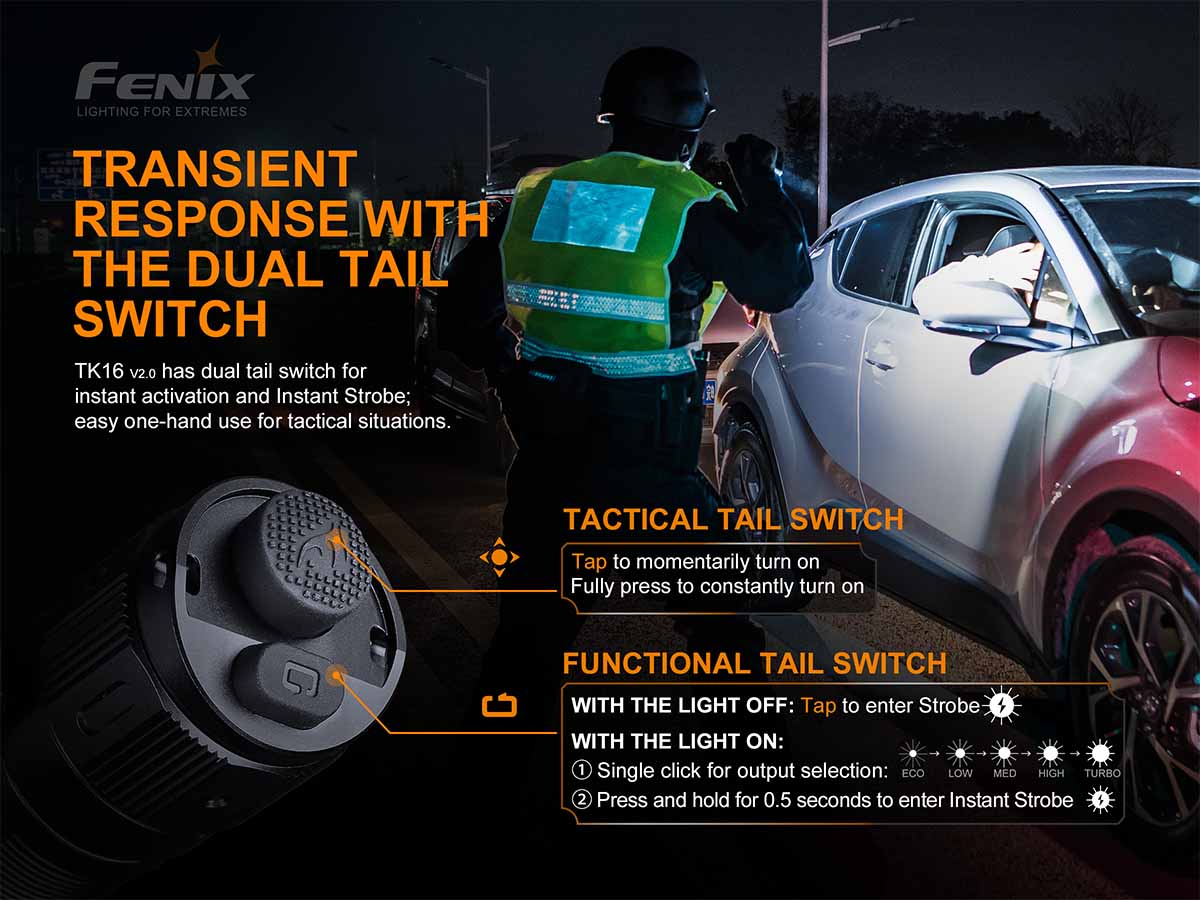 Fenix TK16 V2.0 Flashlight with Special Edition Engraved Design - Image 5